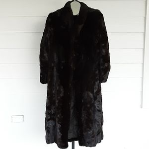 Bill Blass Vintage Full Length Mink Fur Coat